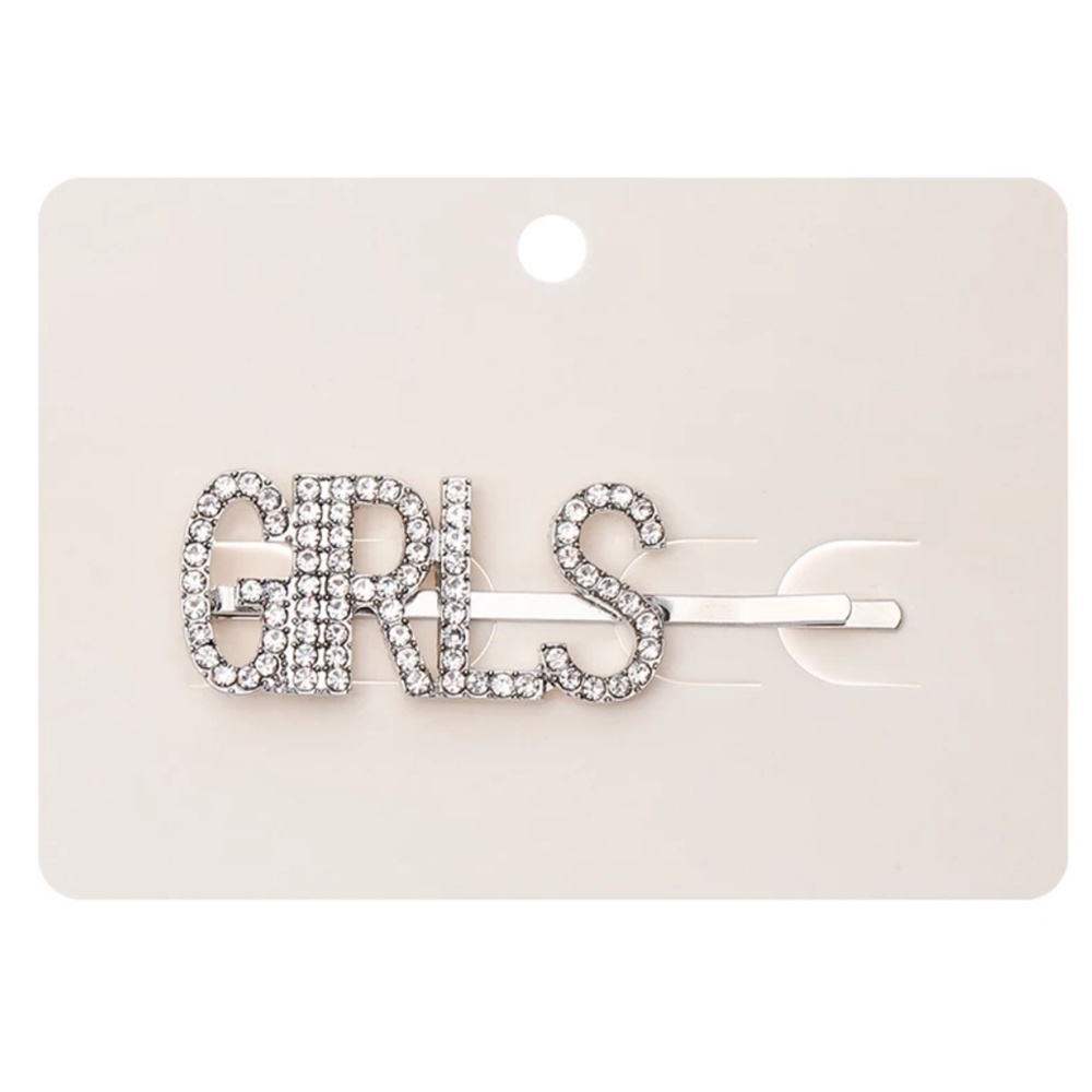 Girls Just Wanna Have Funds Crystal Hair Pin Set - Picture 2 of 6